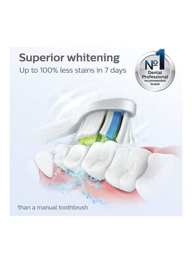 Philips 4-piece replacement toothbrush heads in white - Image 3