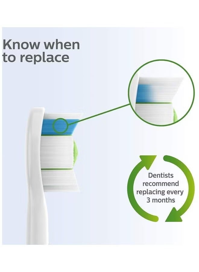 Philips 4-piece replacement toothbrush heads in white - Image 5