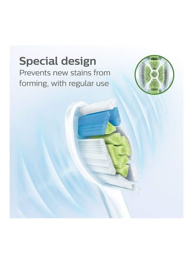 Philips 4-piece replacement toothbrush heads in white - Image 4