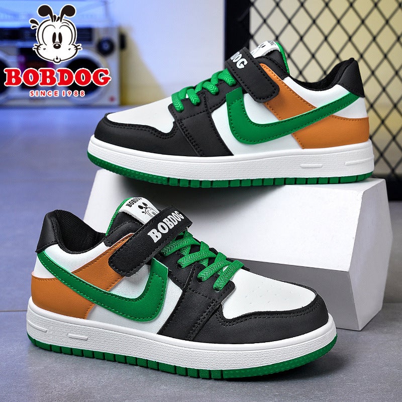 Babu Beans Children'S Shoes Boys Shoes Board Shoes Leather Waterproof Children'S Sneaker Girls Casual Shoes - Image 4