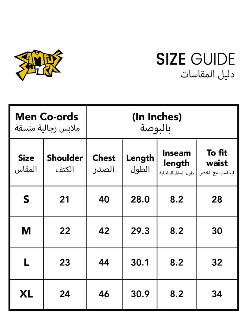 Campus Sutra Men's Ash Brown Solid Oversized Co-Ord Set - Image 4