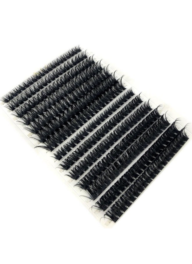 HBZGTLAD - 30D40D50D60D80D Mink Eyelashes 280 Bundles Natural Eyelash Extension 3D Russia Volume Individual Eyelash Cluster Makeup Tools Lashes (60D 80Dd Curl0.07Mmmix) - Image 1