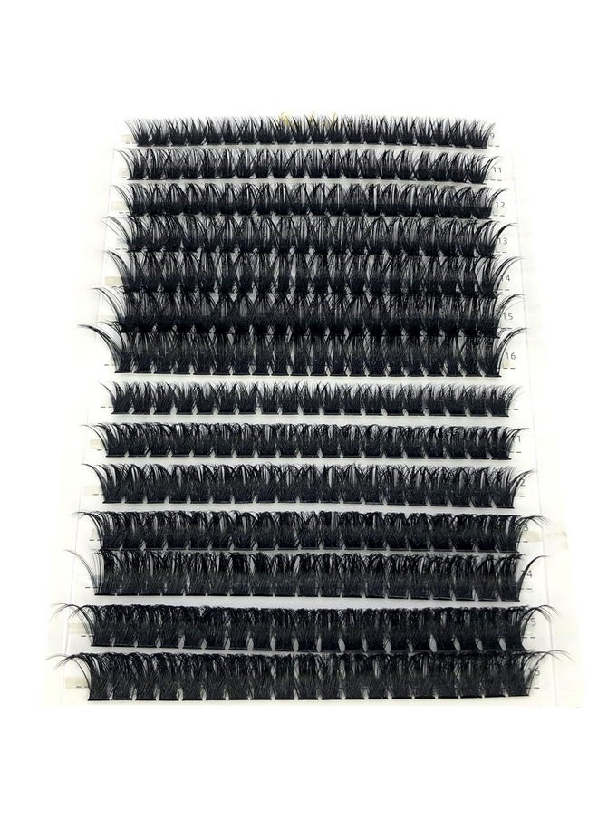 HBZGTLAD - 30D40D50D60D80D Mink Eyelashes 280 Bundles Natural Eyelash Extension 3D Russia Volume Individual Eyelash Cluster Makeup Tools Lashes (60D 80Dd Curl0.07Mmmix) - Image 1