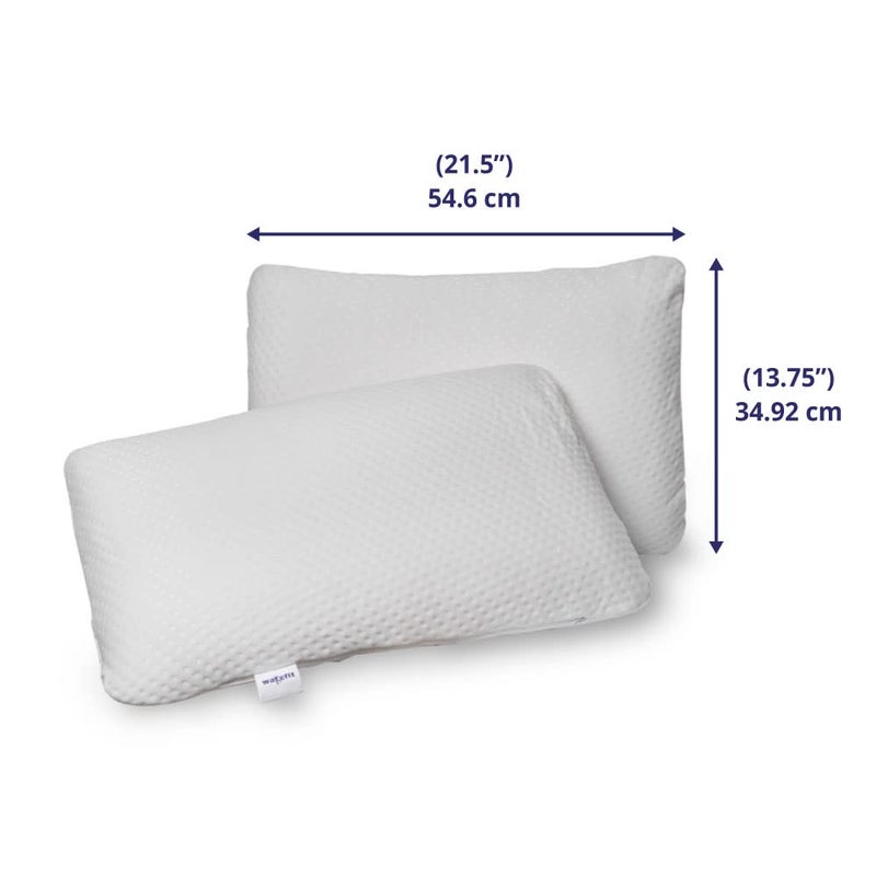Wakefit Wakefit Super Soft Pillow with Maximum plushness White Regular Size Set of 1 Spun Polyester Fabric 1 Year Warranty - Image 4