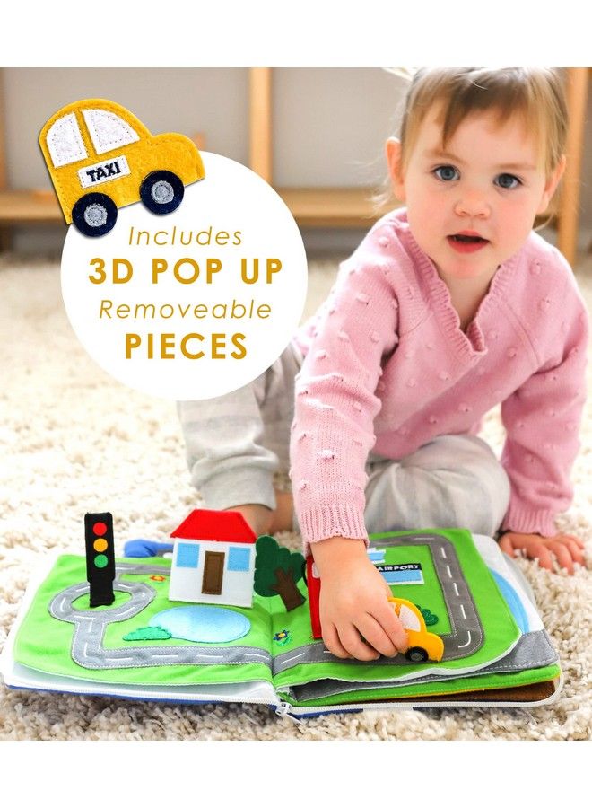 Curious Columbus Quiet Book. Away We Go Activity Busy Book. Montessori Toy For Toddlers. Educational Toy For Toddlers Preschool And Early Learning. Toddler Airplane Travel Essentials Travel Toys - Image 5