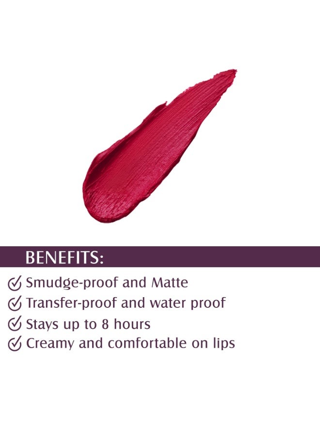 جلام 21 أحمر شفاه "Glam 21 Lip Sutra" بتركيبة ثابتة لا تلطخ (على شكل قلم) | خفيف الوزن ويدوم طويلاً | ملمس كريمي ومريح على الشفاه - 2.8 جم | درجة Pink Orchid-04 - Image 3