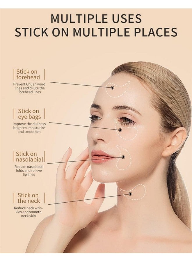 Simxen 24K Gold Under Eye Patches for Dark Circles & Puffiness - Pack of 60 Hydrogel Eye Masks with Collagen & Snail Mucin for Wrinkle Reduction, Hydration, & Brightening - Image 2