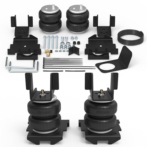 RETRUE Rear Air Bags Suspension Kit for 2007-2018 Chevrolet Chevy Silverado GMC Sierra 1500 Truck Towing, 5000 Lbs of Load Leveling Capacity, Replacement for Firestone 2430 Ride Rite Airbags - Image 1