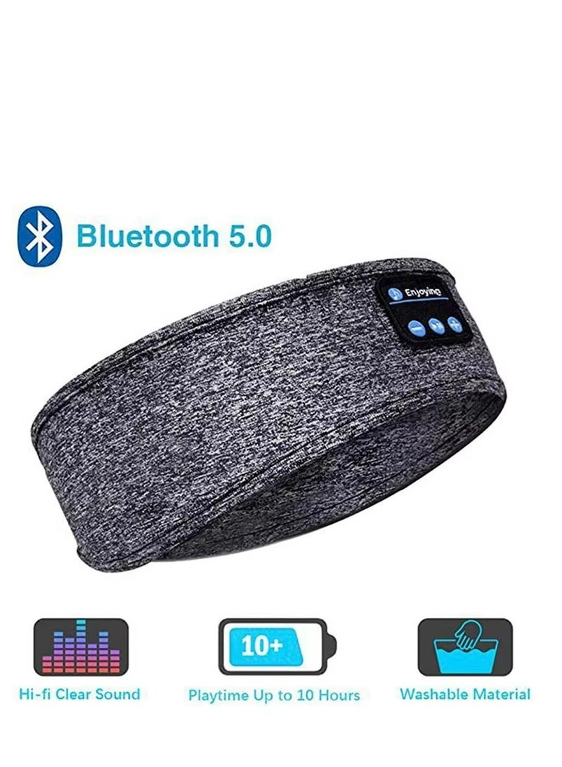Fone Bluetooth Earphones Sports Sleeping Headband Elastic Wireless Headphones Music Eye Mask Wireless Bluetooth Headset Headband - Image 1