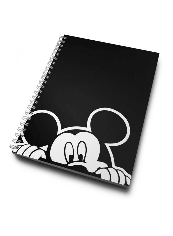 LIT دفتر ملاحظات مطبوع بشخصية ميكي ماوس الداكنة - Image 1