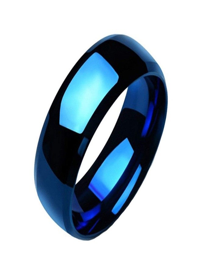 SORELLAZ Sorella'z Mens Solid Blue Metal US9 Ring - Image 1