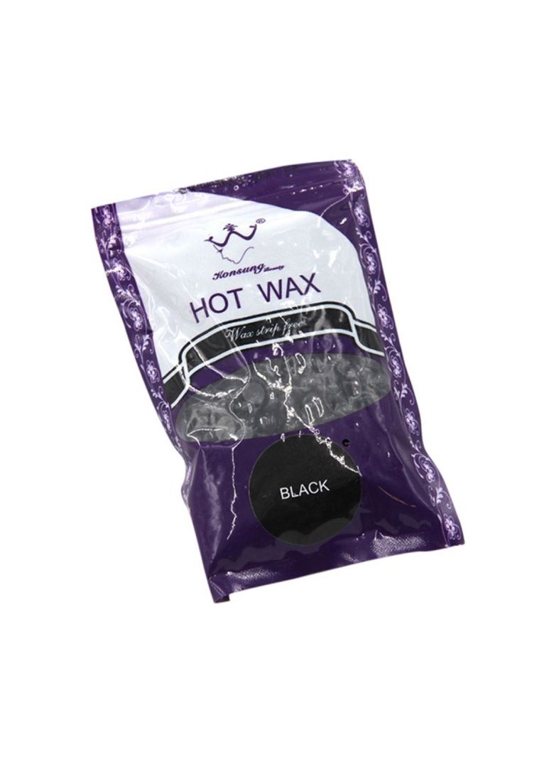 Konsung Beauty Natural Hot Wax For Hair Removal - Black 300gm  - Image 2