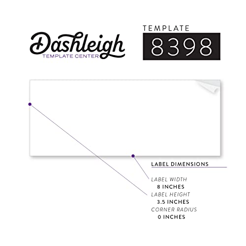 Dashleigh Waterproof Bottle Labels 8x3.5-30 Printable Vinyl Stickers for Inkjet - Custom Labels for 16oz Boston Round, Beer & Water Bottles (White Waterproof Vinyl Inkjet) - Image 5