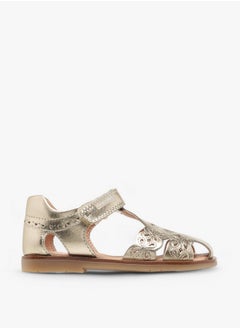 Pablosky Girls Cutout Detail Strap Sandals with Hook and Loop Closure  - Image 3