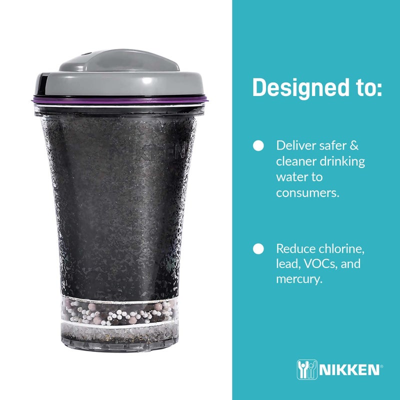 Nikken PiMag Waterfall® System Filter Cartridge 13845 Replacement for PiMag Waterfall® System 1384 & 13681 - PiMag Waterfall® System Components - Provides Up to 45 liters Alkaline Water a day - Image 5