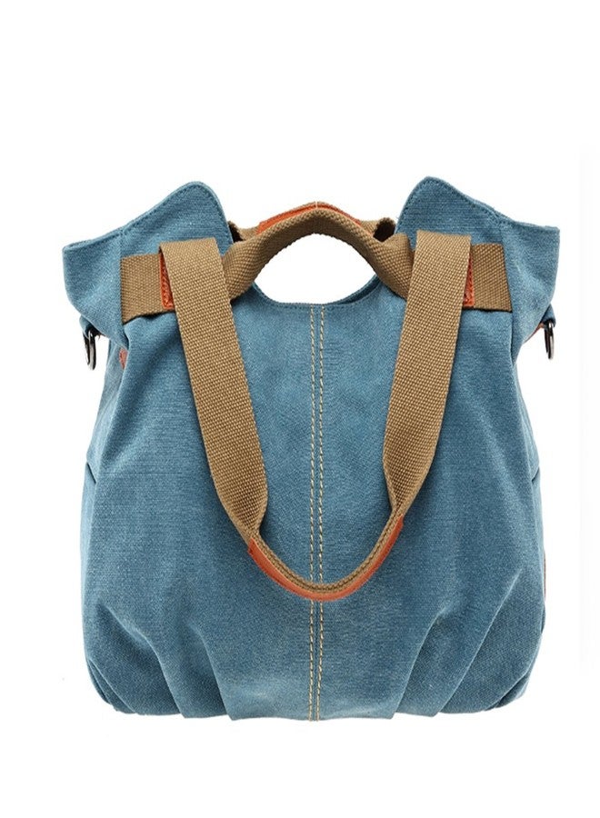 Chikencall Women Ladies Bags Vintage Hobo Canvas Daily Purse Shoulder Tote Shopper Handbag, One Size - Image 1