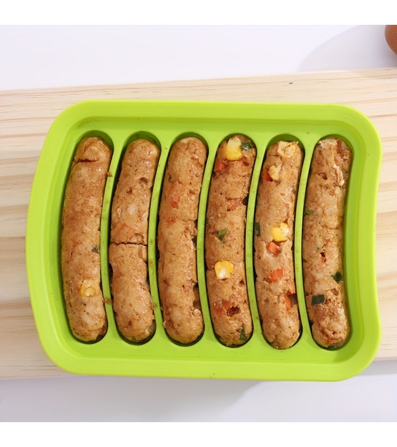Green Silicone Sausage Mold For Homemade Hot Dog And Ham - Image 3