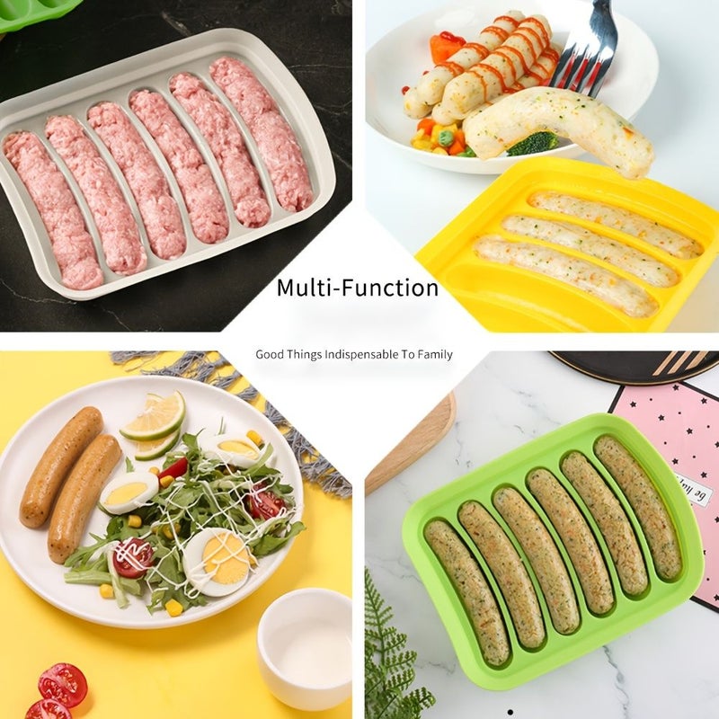 Green Silicone Sausage Mold For Homemade Hot Dog And Ham - Image 2