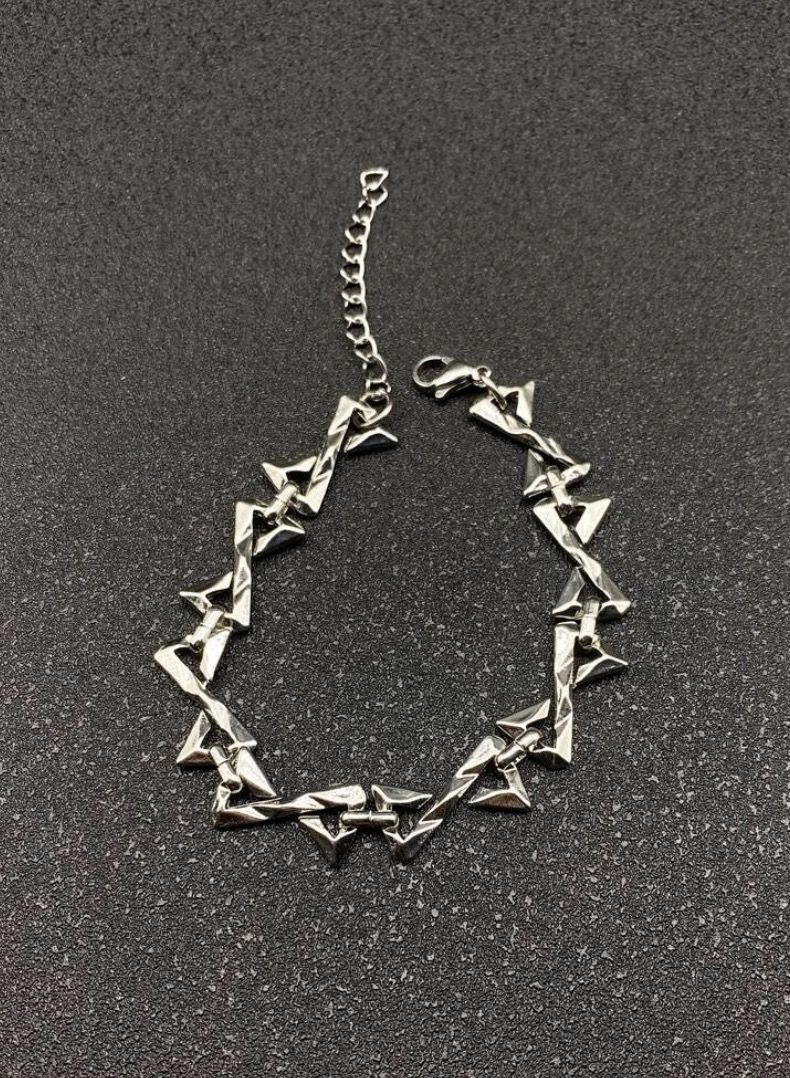 جوليري إيفريداي اسوارة رجالية رائعة من الاستانلس ستيل المقاوم للصدأ مقاس 18 + 5 سم - Image 1