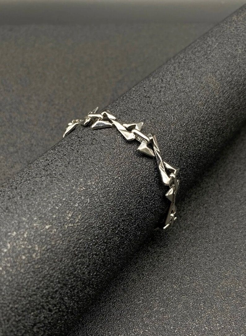 جوليري إيفريداي اسوارة رجالية رائعة من الاستانلس ستيل المقاوم للصدأ مقاس 18 + 5 سم - Image 2