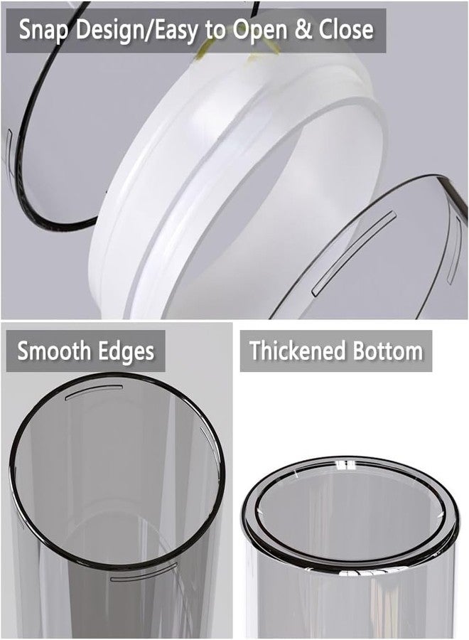 PRAMANTA Travel Toothbrush and Paste Holder Case Plastic Toothbrush/Toothpaste Organizer Holder Cup for Camping, Hiking, Daily Use & Travelling (1Pcs) - Image 3