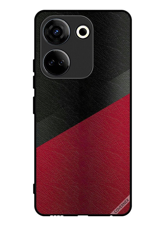 Covernex Protective Case Cover For Tecno Camon 20 Leather Pattern - Image 1