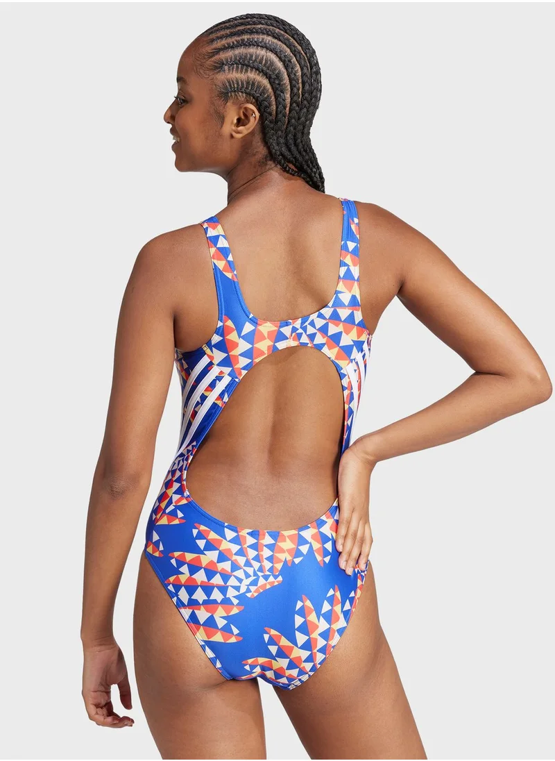 Adidas 3 Stripes Farm Swimsuit