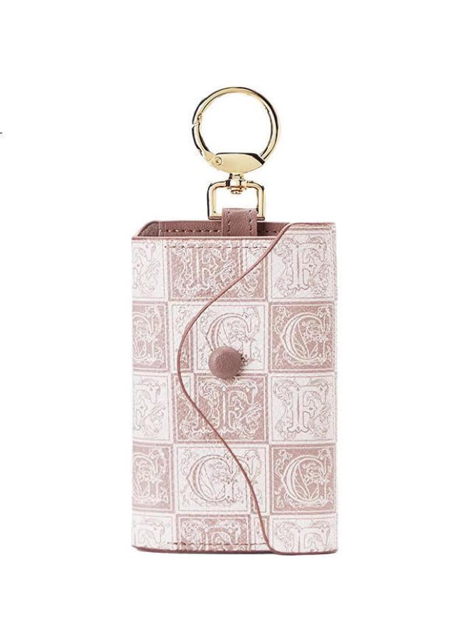 Golf Key Case For Women, Fashionable Printed Multifunctional Storage Bag, Card Holder, Classic Key Case, Car Keychain, Gift Box Set - Image 2