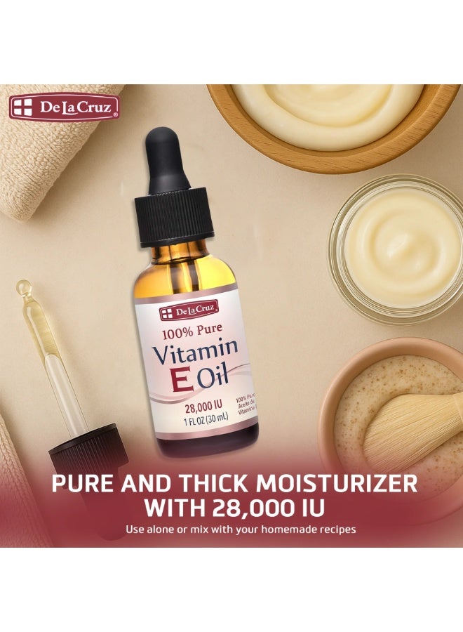 دي لا كروز زيت فيتامين E النقي 28000 وحدة دولية 1 أونصة سائلة (30 مل) - Image 2