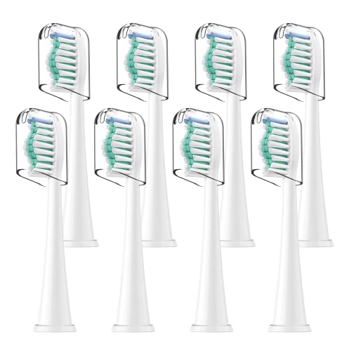 ELFIN Toothbrush Heads, 8 Pack Electric Toothbrush Replacement Heads for Philips Sonicare Soft Dupont Bristles Replacement Toothbrush Heads for Oral Care - Image 1