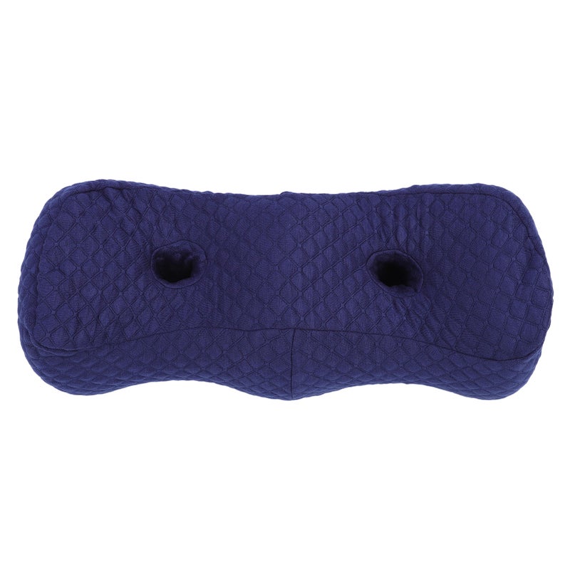 Leg Elevation Pillow: Memory Foam, Ergonomic Dual Grooves, 2 Adjustable Heights - Ankle Cradle Support Leg Pillow for Home, Office and Study Use - Image 2