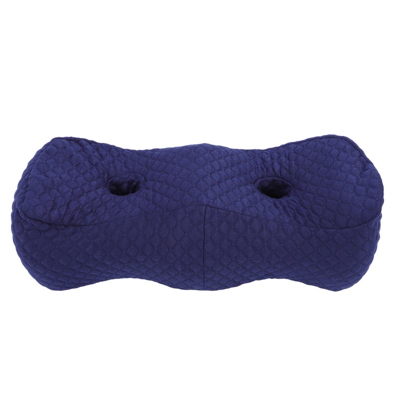 Leg Elevation Pillow: Memory Foam, Ergonomic Dual Grooves, 2 Adjustable Heights - Ankle Cradle Support Leg Pillow for Home, Office and Study Use - Image 3