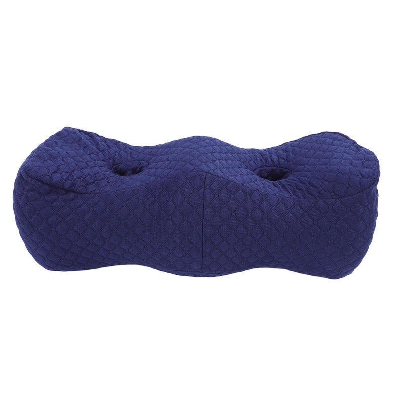 Leg Elevation Pillow: Memory Foam, Ergonomic Dual Grooves, 2 Adjustable Heights - Ankle Cradle Support Leg Pillow for Home, Office and Study Use - Image 1