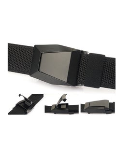 SYOSI Nylon Stretch Belt, Elastic Belt Men, Tactical Belt for Men, Stretch Golf Belt, Hiking Rigger Webbing Work Belt with Heavy Duty Quick Release Buckle, Jeans Woven Elastic Belt  - Image 2