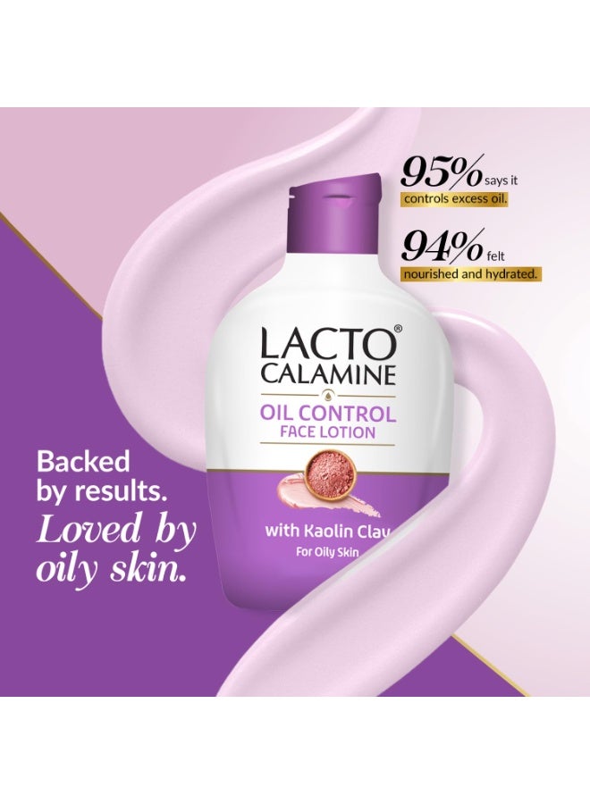 Lacto Calamine Face Lotion | 60 ml | Daily Moisturizer For Face - Oily Skin | Kaolin Clay, Glycerine & Zinc Oxide | Abosrbs Excess Oil | Fights Pimples, Darkspots & Blackheads | Body Lotion - Image 4