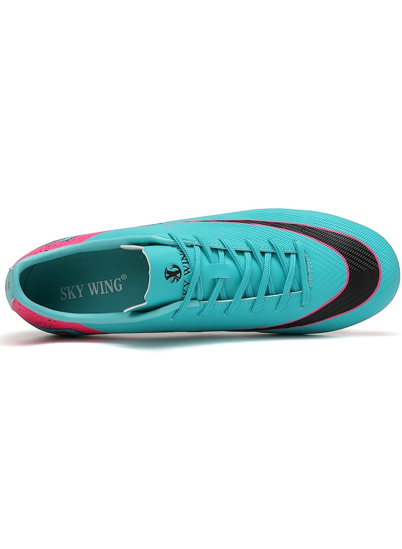 SKY WING Football Cleats Unisex,Indoor Outdoor Low Top Soccer Shoes For Men And Women Lightweight Shock Resistant Training Boots Professional Turf Shoes Sport Athletic Ground Football Boots  - Image 4