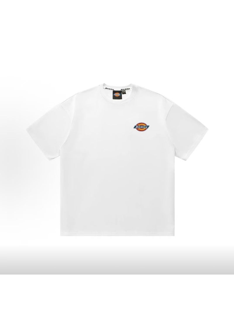 Dickies تي شيرت قصير الأكمام أبيض بحجم 5XL بشعار ديكي الكلاسيكي - Image 3