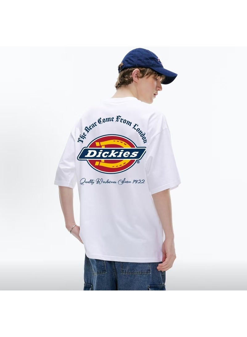 Dickies تي شيرت قصير الأكمام أبيض بحجم 5XL بشعار ديكي الكلاسيكي - Image 2