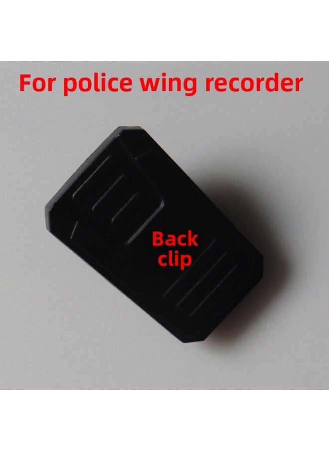 Generic Police Wing Law Enforcement Recorder Shoulder Clip Back Clip Protective Case Back Shoulder Strap Clip V3 T2 T1 T3 T5 T6-Body Color:Recorder Back Clip  - Image 3