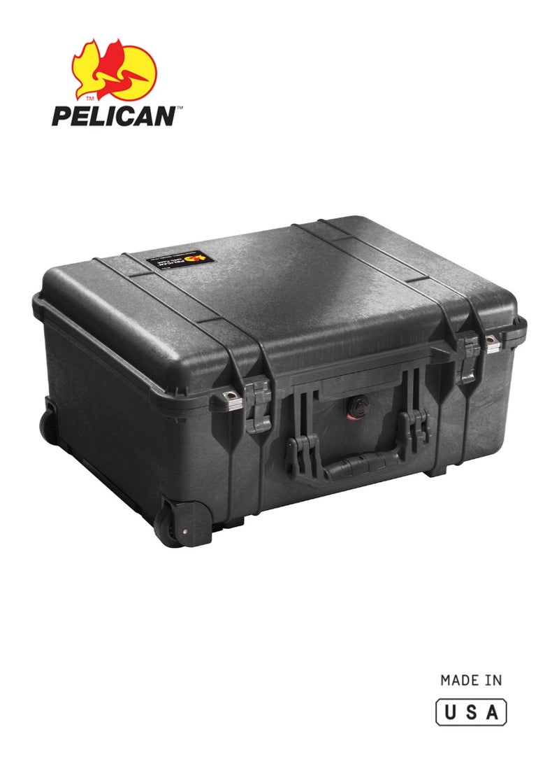 Pelican 1560 Protector Case, Black, Empty IP67 Waterproof Wheeled Hard Case - Image 2