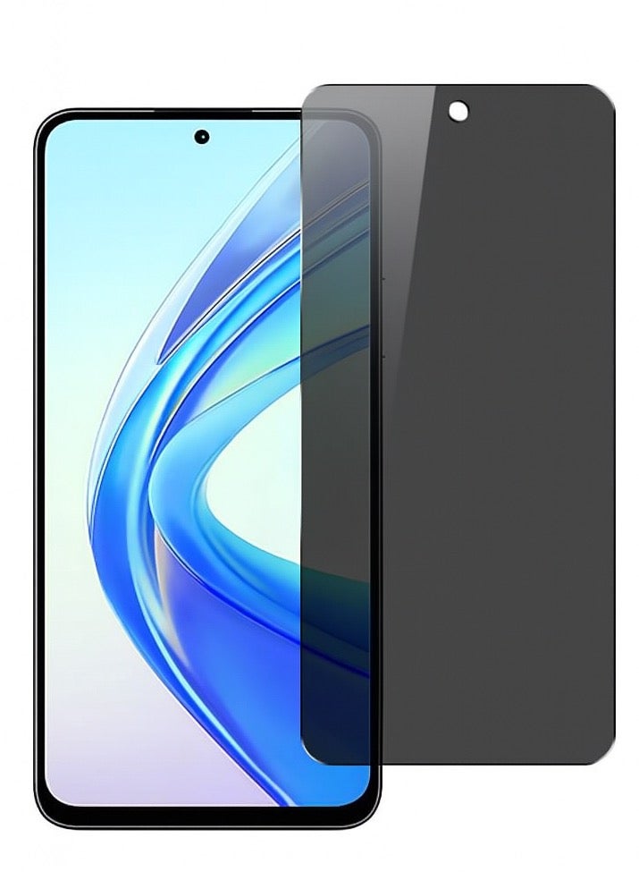 أوريجنال واقي شاشة الخصوصية لهاتف Honor X7B/X7C - زجاج مقسّى مضاد للكهرباء الساكنة مع خصوصية ESD، صلابة 9H، مضاد للتجسس، مقاوم للغبار، ملمس فائق النعومة - Image 1