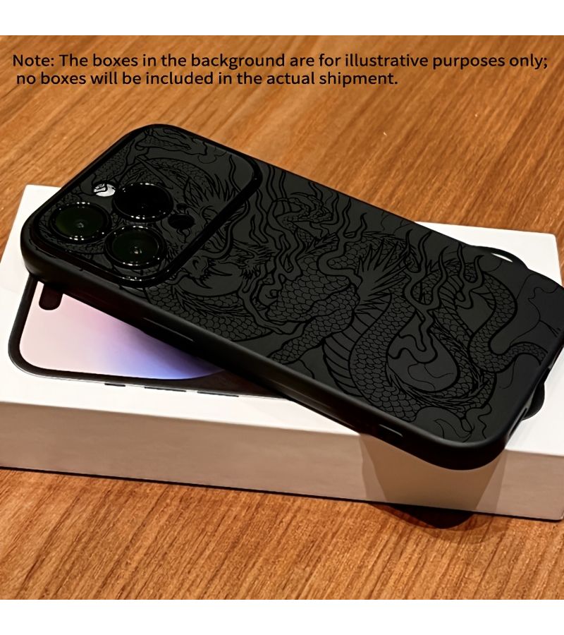 Shockproof Phone Case For iPhone 17 Pro Mixed Color Dragon Pattern - Image 2