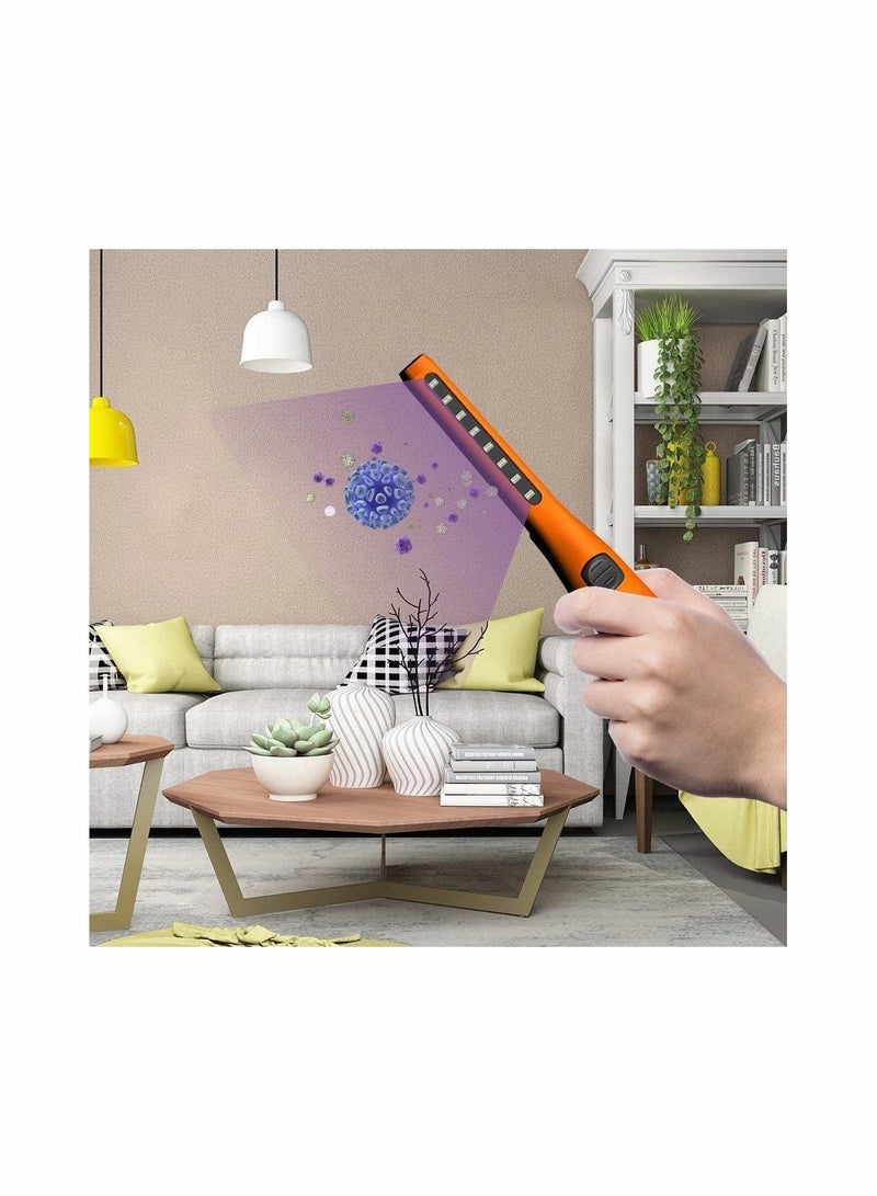Excefore Ultraviolet Germicidal Lamp, Sterilization Lamp Battery Rechargeable Handheld UV Sanitizer Disinfect Light for Home Office Portable - Image 3