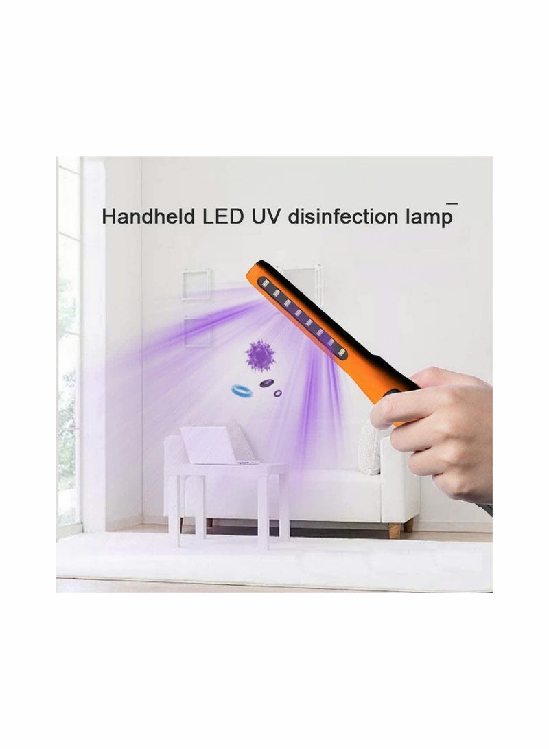 Excefore Ultraviolet Germicidal Lamp, Sterilization Lamp Battery Rechargeable Handheld UV Sanitizer Disinfect Light for Home Office Portable - Image 2