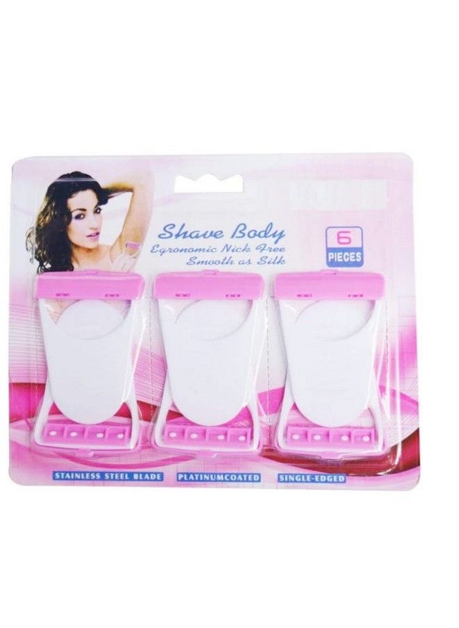 AR Underarm Razor For Women ; For Instant Hair Removal ; Easy To Use Disposable And Washable ; Platinum Coated Water Resistant Blades  - Image 2