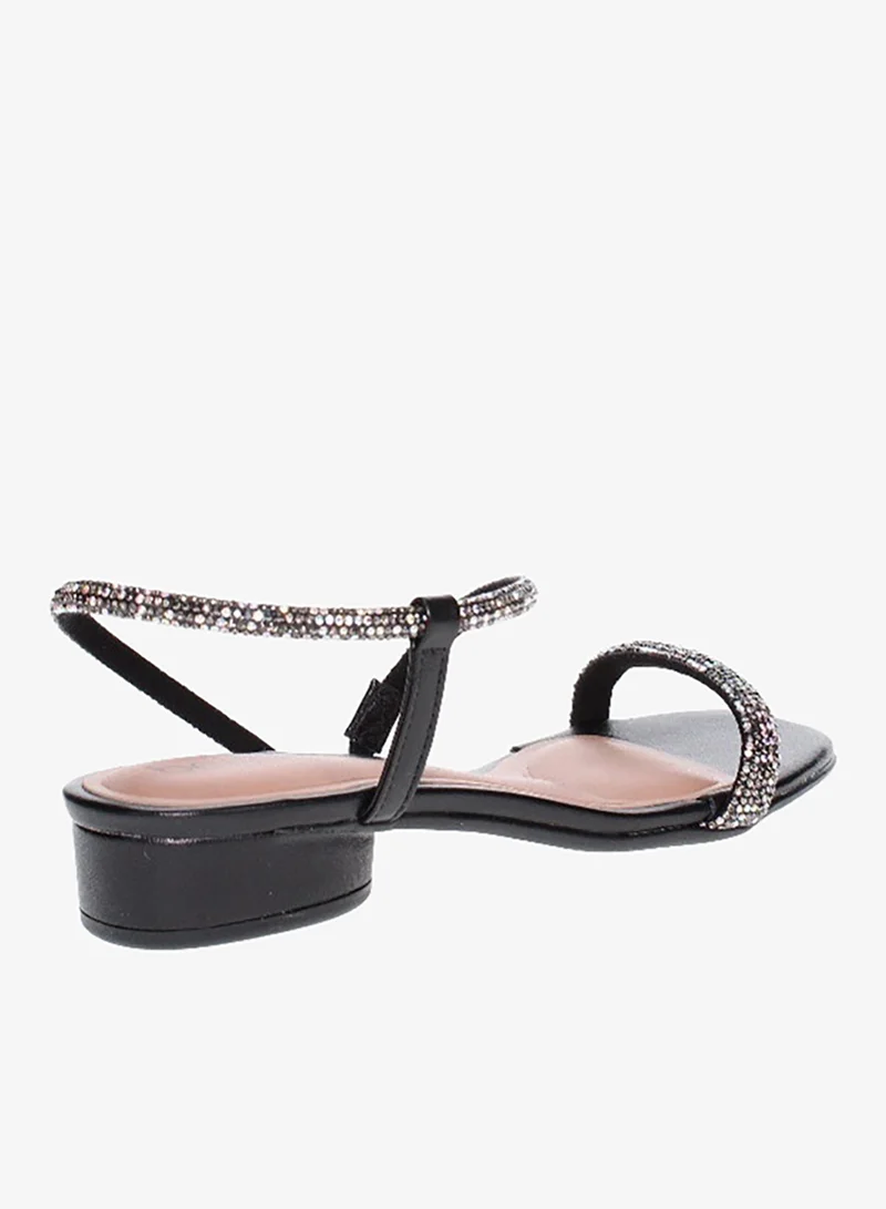 Beira Rio Black Heels Sandal for Women – Stylish Ladies Heel Sandals & Sling Back Heels for Girls for Women | Best Price UAE