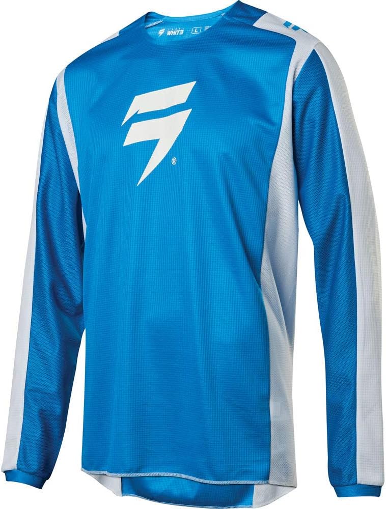 Shift Whit3 Label Race 2 MX Jersey - Large Blue White - Image 2
