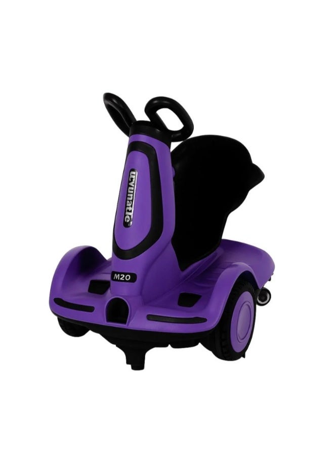 AS Smart 4-Wheel Electric Kids Scooter with Seat and LED Light Suitable for Ages 2-8 Years - Image 1