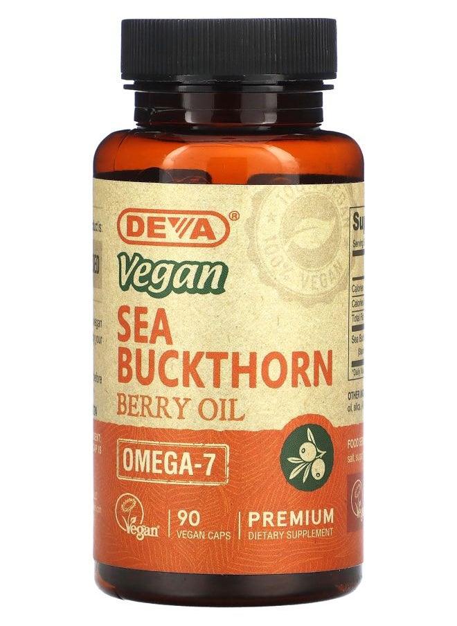 Deva Vegan Sea Buckthorn Berry Oil 90 Vegan Caps 