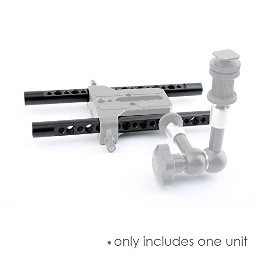 NICEYRIG 7.7 Inch 15mm Cheese Rod with 1/4 3/8 Locating Holes for DSLR Camera Cage Rig System - 074 - Image 5